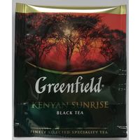 Чай Greenfield Kenyan Sunrise (черный байховый с ароматом бергамота) 1 пакетик