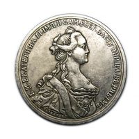 Серебряная медаль Екатерины 2 Поборнику Православия 1769 год копия