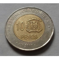 10 песо, Доминиканская республика (Доминикана) 2010 г.