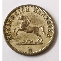 Ганновер 1/2 гроша, 1858 г.