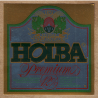 Этикетка пива Holba Чехия Ф588