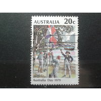 Австралия 1979 Поднятие флага, корабль