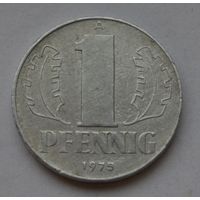 Германия - ГДР 1 пфенниг, 1975 г.