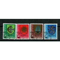 Швейцария - 1980 - Гербы - [Mi. 1187-1190] - полная серия - 4 марки. Гашеные.  (Лот 18Y)