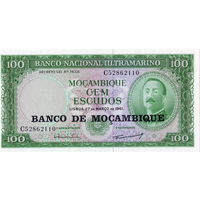 Мозамбик, 100 эскудо, 1961 г., аUNC
