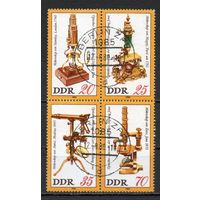 Оптический музей в Йене ГДР 1980 год серия из 4-х марок в сцепке