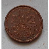 1 цент 1986 г. Канада