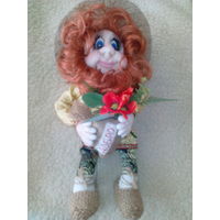 Кукла  ,игрушка  сувенирная ,хендмейд    "Домовёнок"
