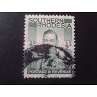Южная Родезия 1937 колония Англии король Георг 6