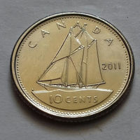 10 центов, Канада 2011 г., АU