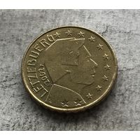 Люксембург 10 евроцентов 2002 - первый год чекана