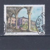 [1558] Италия 1998. Культура.Архитектура. Одиночный выпуск.Гашеная марка.