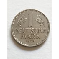 Германия 1 марка 1974 J