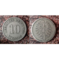 Германия 10 пфенингов 1889a