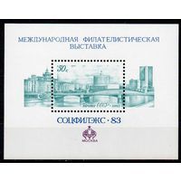 Марки СССР 1983 год. Филвыставка  (5420) 1 блок