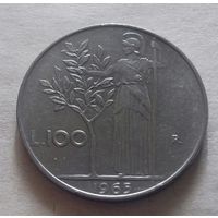 100 лир, Италия 1965 г.