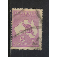 GB Доминион Австралия 1915 Кенгуру Карта  Стандарт #46III