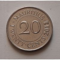 20 центов 2012 г. Маврикий