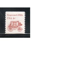 США-1982, (Мих.1597) , * (без клея) , Стандарт , Транспорт,  (одиночка),