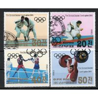 Олимпийские игры в Лос-Анжелесе КНДР 1983 год серия из 4-х марок