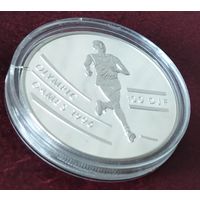 Серебро 0.925! Джибути 100 франков, 1994 XXVI летние Олимпийские Игры, Атланта 1996