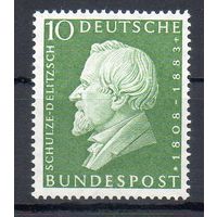 100-летие со дня рождения Германа Шульце-Делича Германия 1958 год серия из 1 марки