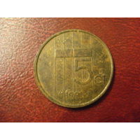 5 центов 1991 год Нидерланды