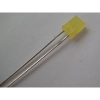 Светодиод прямоугольный 2х5х7 мм, желтый