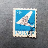Марка Польша 1958 год 400 лет почте