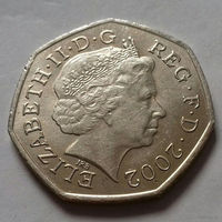 50 пенсов, Великобритания 2002 г.