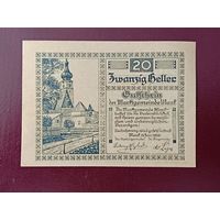 Австрия 20 геллеров 1920