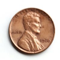 США 1 цент 1960 г.