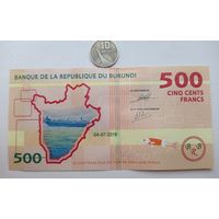 Werty71 Бурунди 500 франков 2018 UNC банкнота