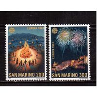 Сан-Марино-1981, (Мих.1186-1187) **, Европа СЕРТ, Фольклор,