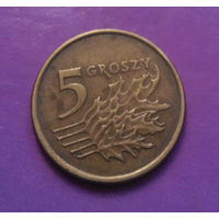 5 грошей 1991 Польша #08