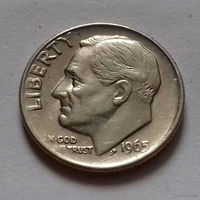 10 центов (дайм) США 1965 г.