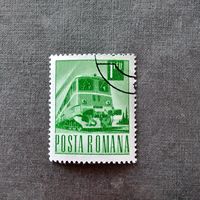Марка Румыния 1971 год Транспорт