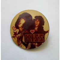 Значок Рок - группа ,,Kiss"