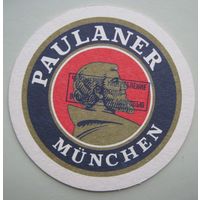 Подставка под пиво Paulaner /Германия/.