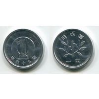 Япония. 1 йена (2007, UNC)