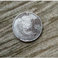 Werty71  Бельгийское Конго 50 сантимов 1887 Редкая Серебро