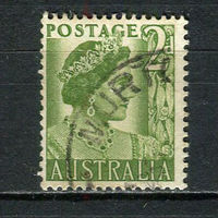 Австралия - 1950 - Королева Елизавета - [Mi.205] - 1 марка. Гашеная.  (Лот 14EY)-T25P3