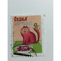 Чехия 2000. Чешская почтовая марка прошлого ХХ века. Полная серия