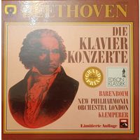 Beethoven - Barenboim - Klemperer, New Philharmonia Orchestra London – Die Klavierkonzerte (4LP)