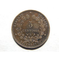 Франция 5 сантимов 1897г.