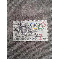 Чехословакия 1984. Зимняя олимпиада Сараево-84. Биатлон