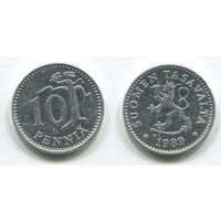 Финляндия. 10 пенни (1989, XF)