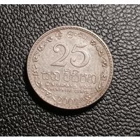 Шри-Ланка 25 центов 2002