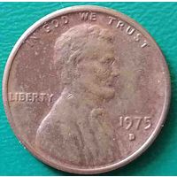 США 1 цент 1975 D