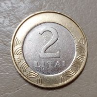 Литва. 2 лита. 1999